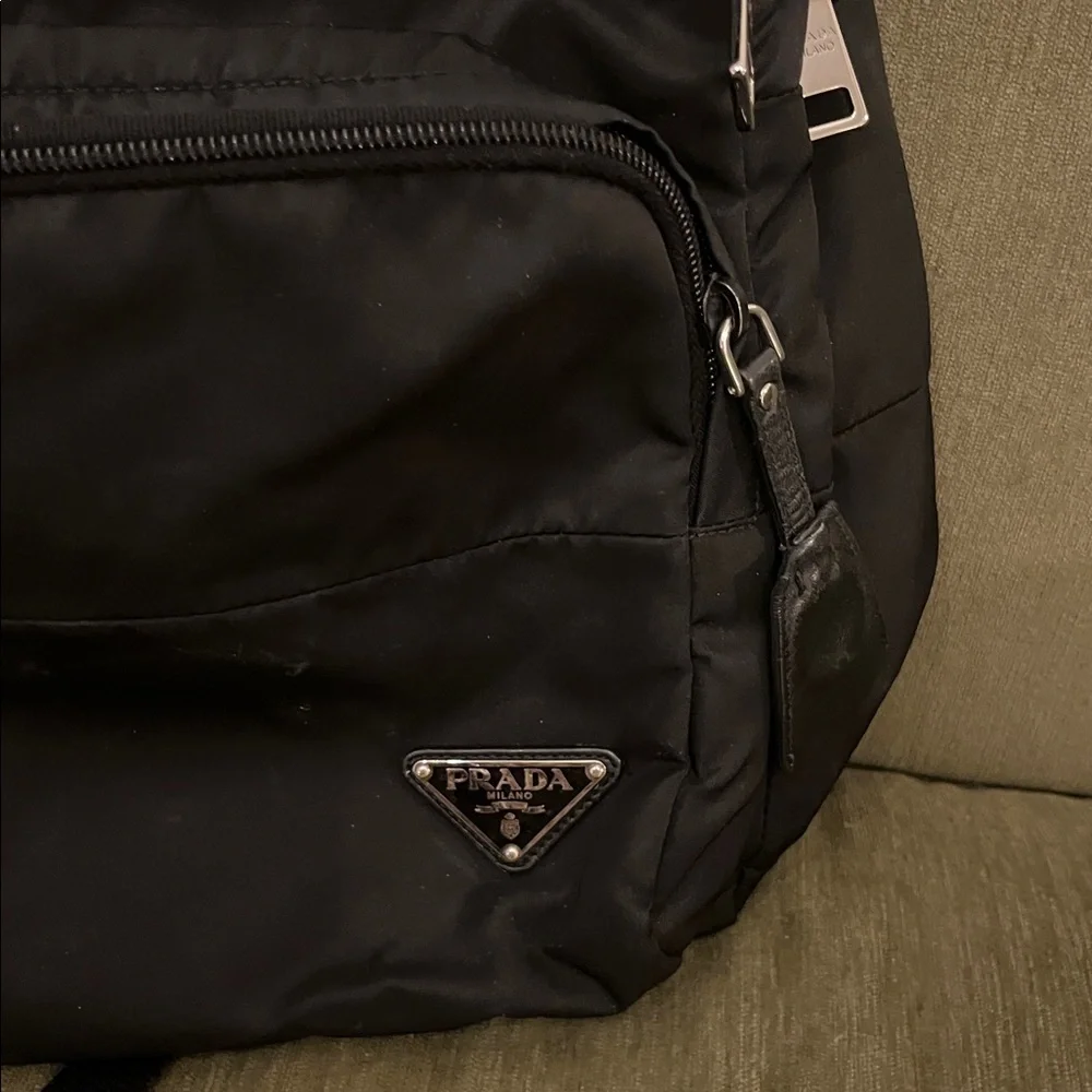 Prada Black Nylon Backpack - Picture 4 of 10